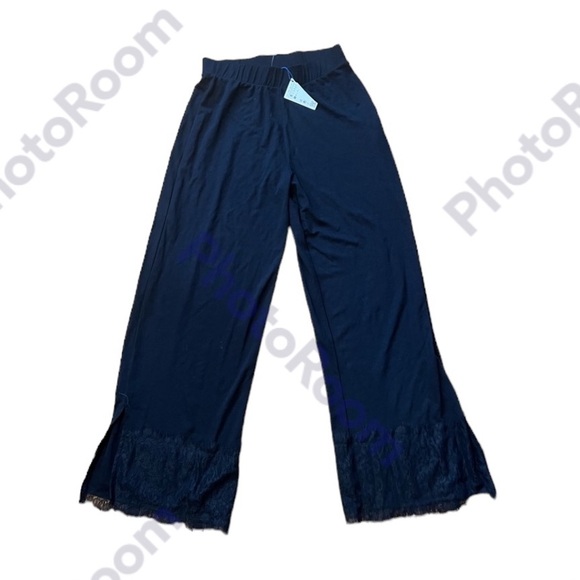 Brand new stretchy coton wide pants size S - Picture 1 of 8